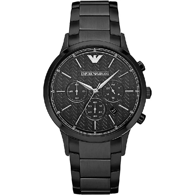 Emporio Armani AR2485 MAN's Black Chronograph Watch