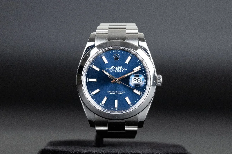 Rolex<br>126300 Datejust 41 Blue Dial